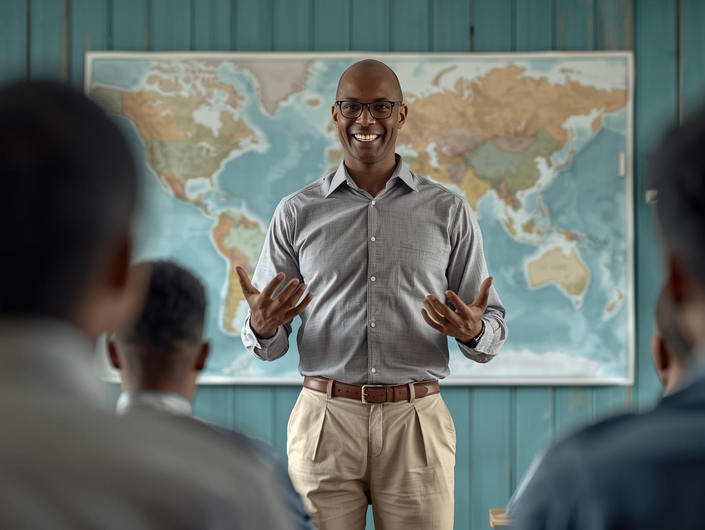 SkillLang & SkillMatch Agency - Interactive Learning Illustration Rwanda